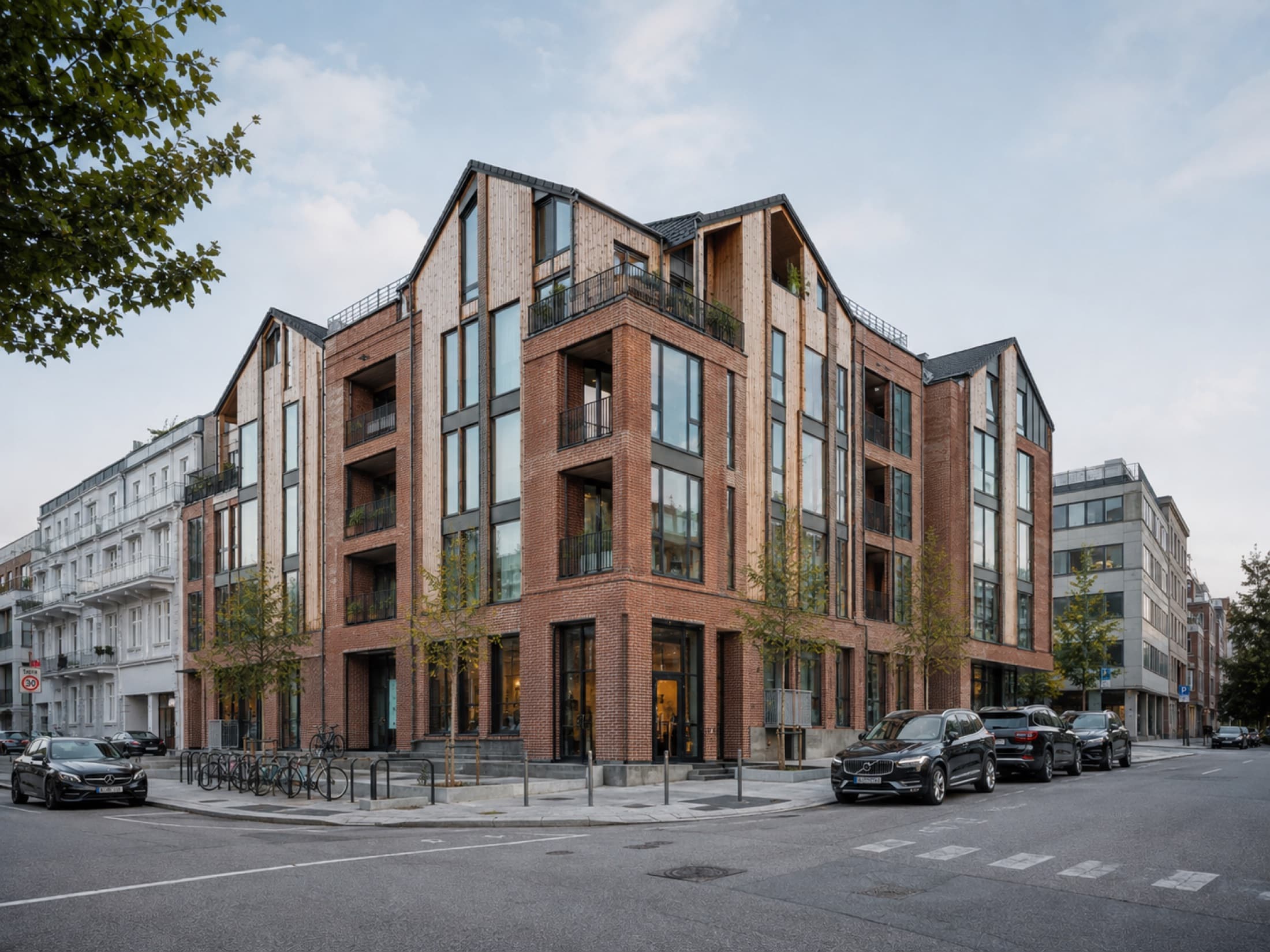 Hjørnet av Verkstedhagen 2 på gateplan