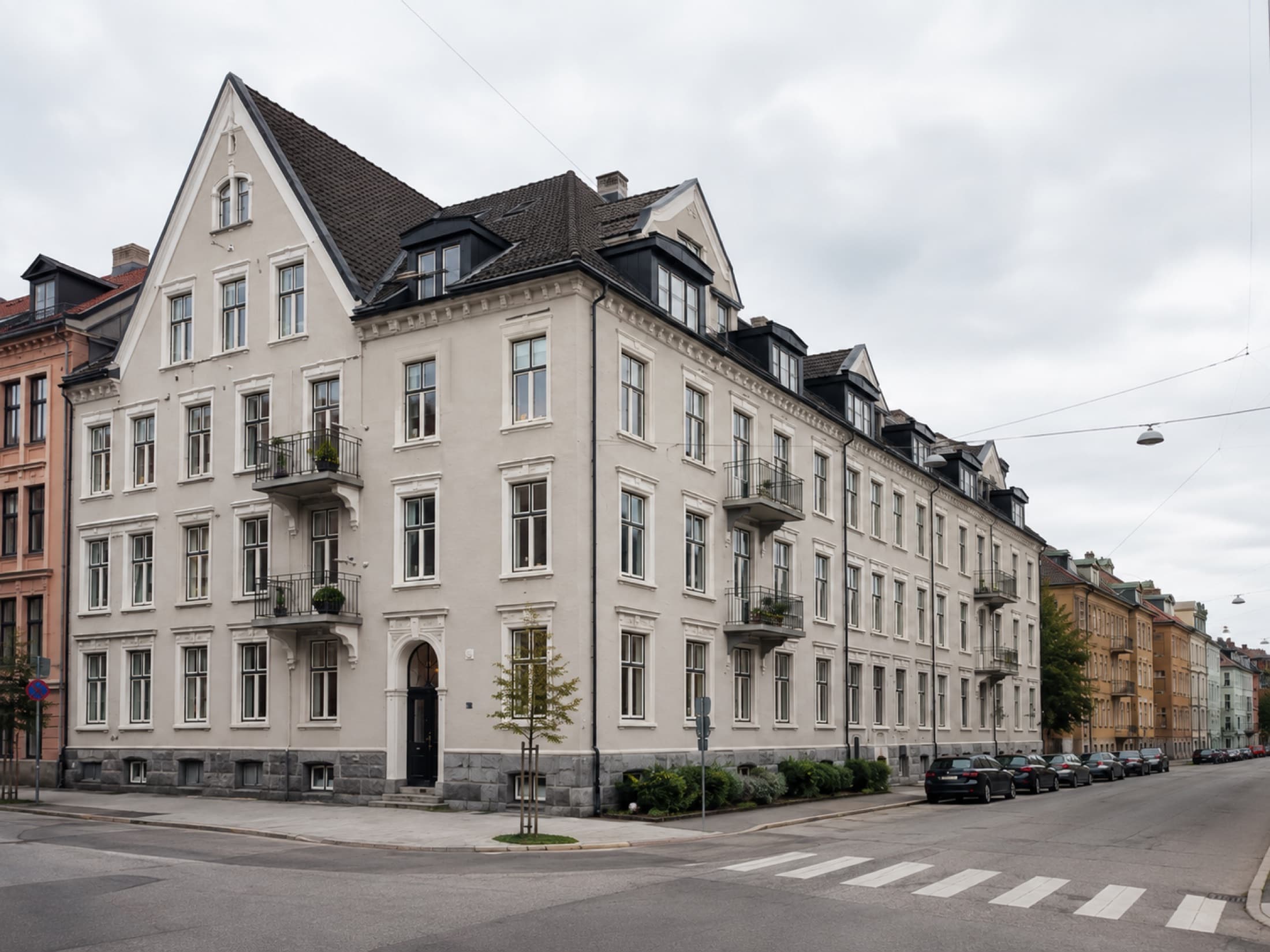 Hjørnet med nabogårdene